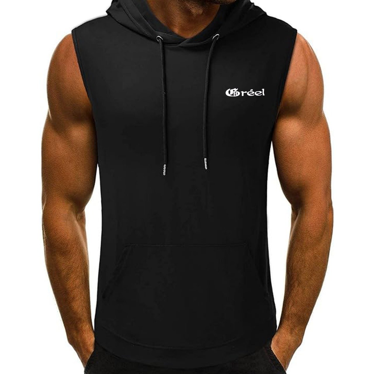Sports Hoodie (Black) - Image 4
